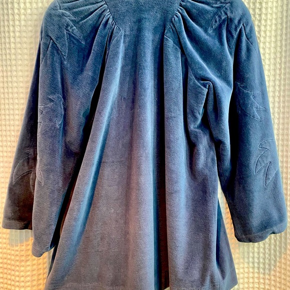 Vintage Bohemian Coat Peacoat in Mint Condition size Small/ Medium Blue/Gray - Picture 5 of 16